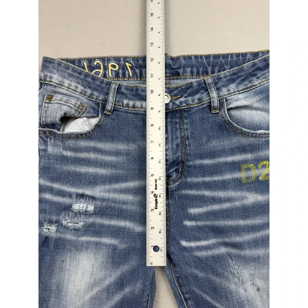 Dsquared2 Jeans 50 Mens Distressed Made In Italy Designer Denim